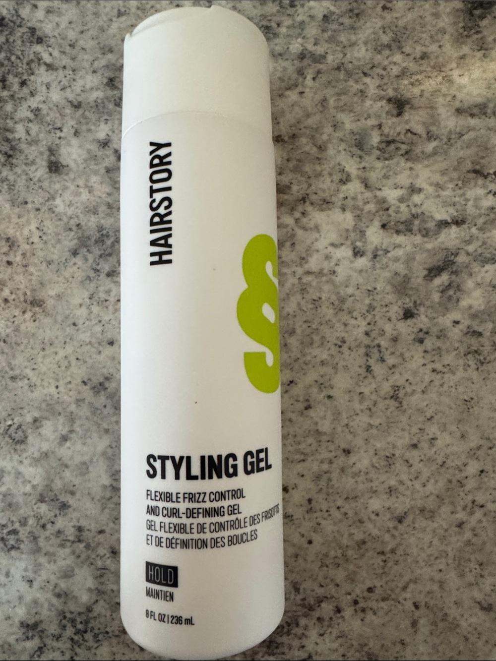 White Styling Gel – Flexible Frizz Control